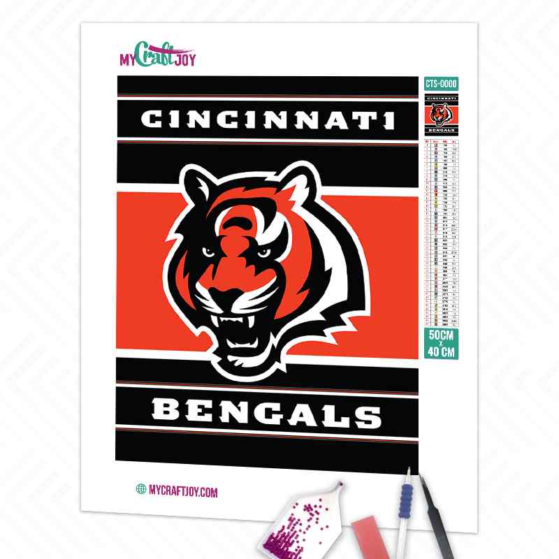 Cincinnati Bengals American Football Teams - DIY Diamond Painting Kit