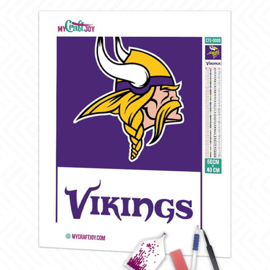 Minnesota Vikings American Football Teams - DIY Diamond Painting Kit