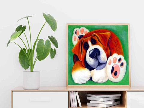 Dog Paw - DIY Diamond Painting Kit