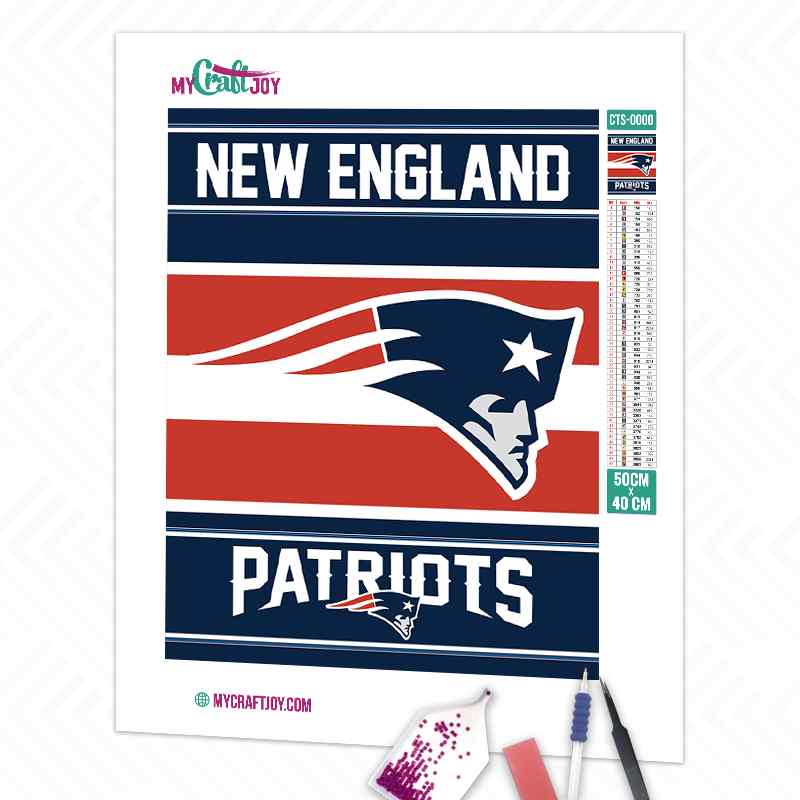 New England Patriots American Football Teams - DIY Diamond Painting Kit