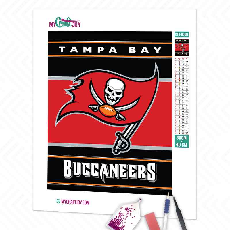 Tampa Bay Buccaneers American Football Teams - DIY Diamond Painting Kit