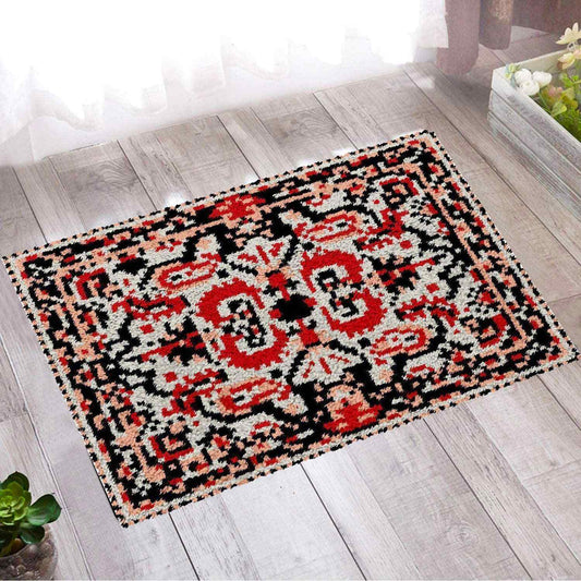 Medieval Pattern Rug - (16x20in - 40x50cm) - DIY Latch Hook Kit