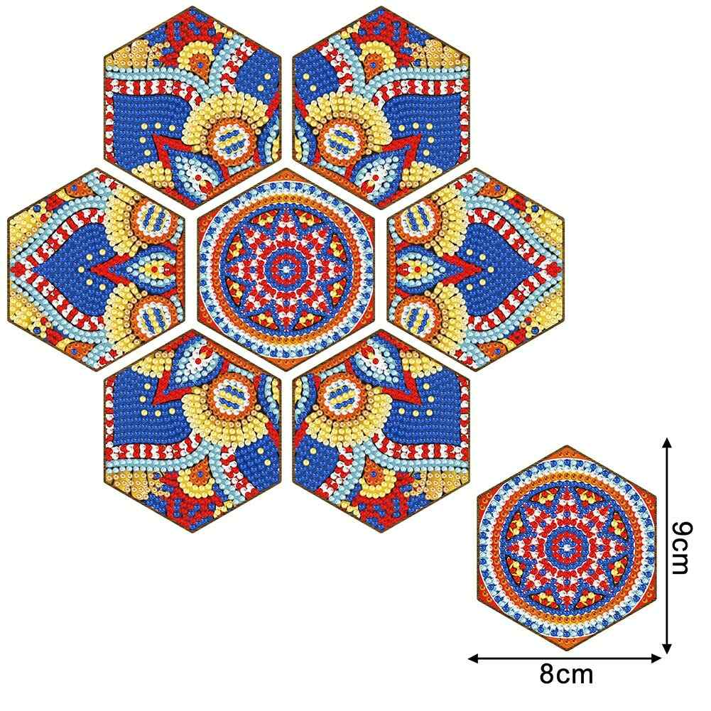Honey Comb 7-pack - Diamond Painting Coasters