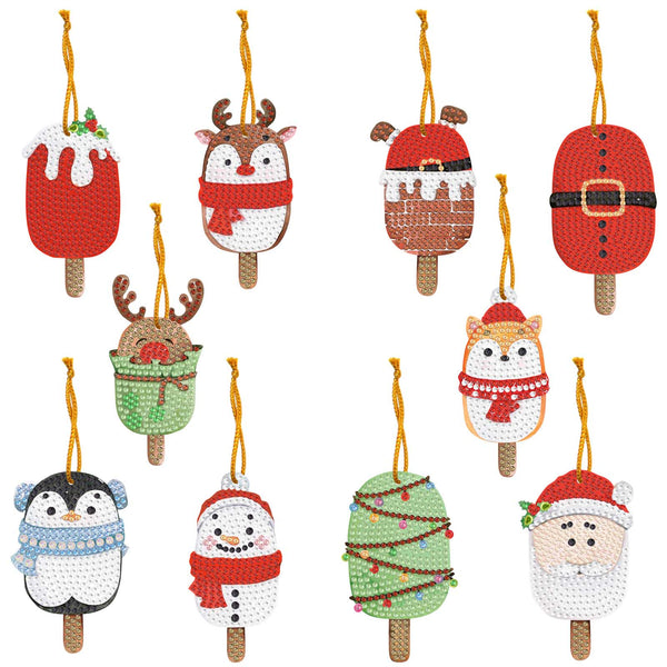 Christmas Ornaments (10 pack) - Diamond Painting Accessories