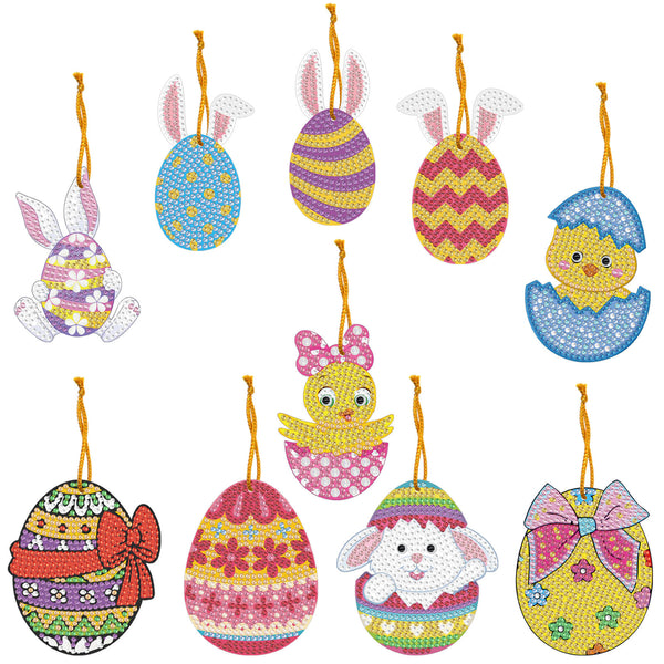 Easter Ornaments (10 Pack) - Diamond Painting Accessories