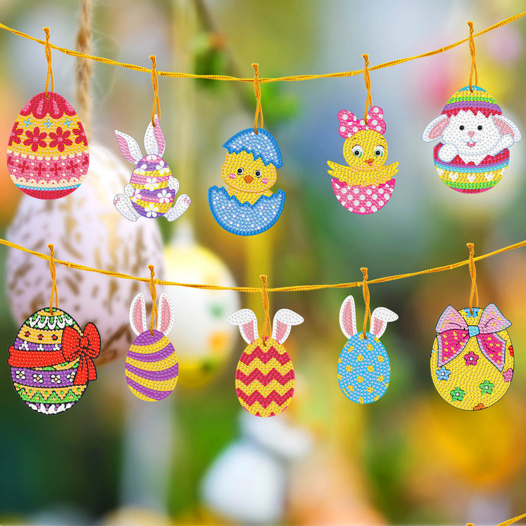 Easter Ornaments (10 Pack) - Diamond Painting Accessories