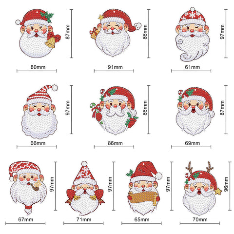 Christmas Ornaments (10 pack) - Diamond Painting Accessories