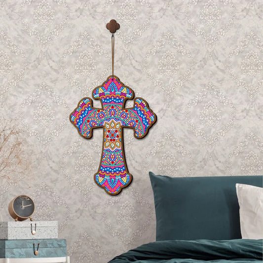 Cross Wooden Board - Diamond Painting Accessories