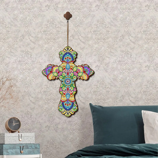 Cross Wooden Board - Diamond Painting Accessories