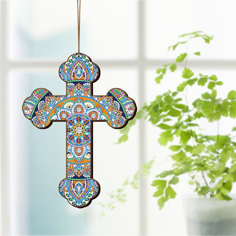 Cross Wooden Board - Diamond Painting Accessories