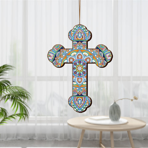 Cross Wooden Board - Diamond Painting Accessories