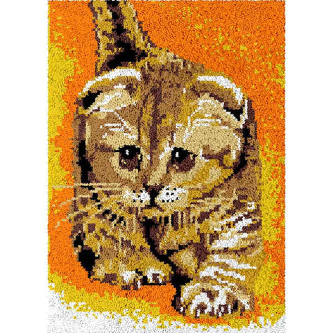 Cute Kitties - (23x33in - 60x85cm) - DIY Latch Hook Kit