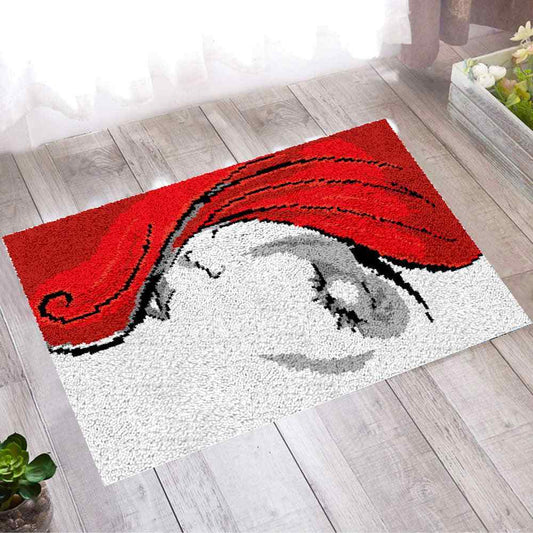 Red Hair - (23x33in - 60x85cm) - DIY Latch Hook Kit