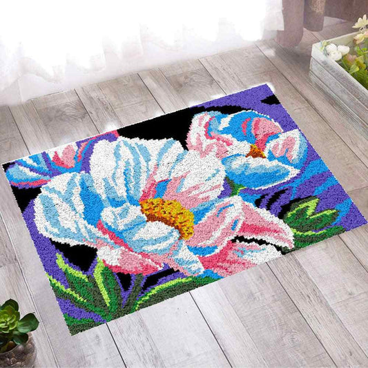 Ethereal Flower - (23x33in - 60x85cm) - DIY Latch Hook Kit