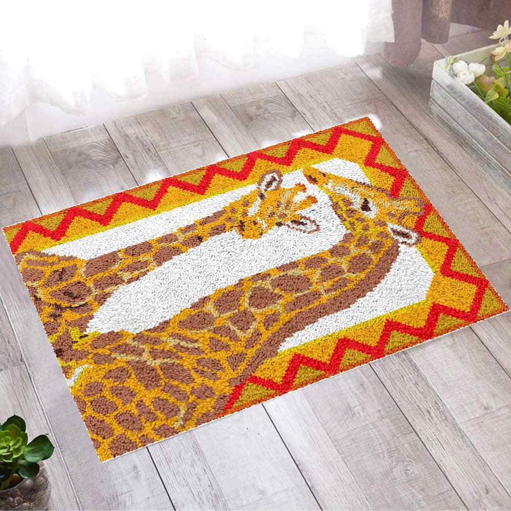 Giraffe - (23x33in - 60x85cm) - DIY Latch Hook Kit