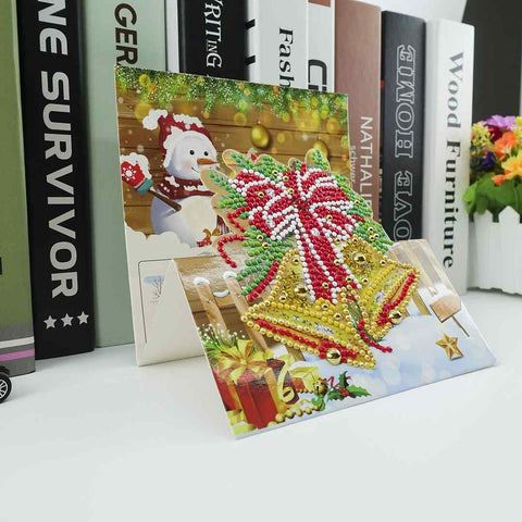 Diamond Painting Christmas Cards [8 Pack]