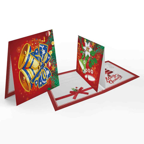 Diamond Painting Christmas Cards [8 Pack]