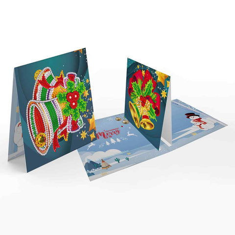 Diamond Painting Christmas Cards [8 Pack]