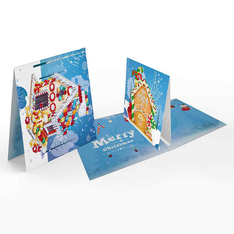 Diamond Painting Christmas Cards [8 Pack]