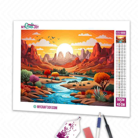 Serene Horizons - DIY Diamond Painting Kit