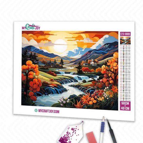 Serene Horizons - DIY Diamond Painting Kit