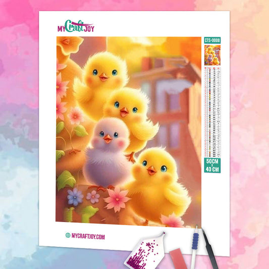 Blossom Buddies - DIY Diamond Painting Kit