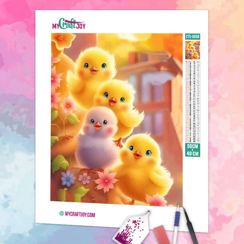 Blossom Buddies - DIY Diamond Painting Kit