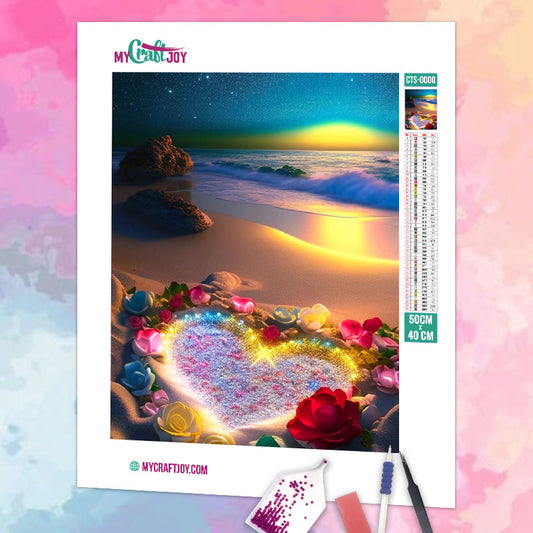 Shimmering Shores - DIY Diamond Painting Kit