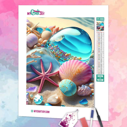 Shimmering Shores - DIY Diamond Painting Kit