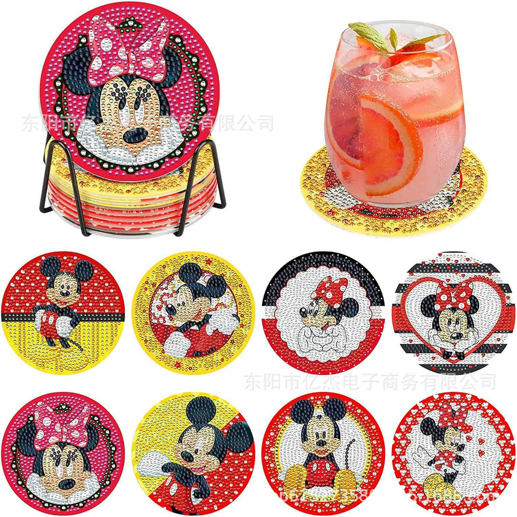 Disney 8-pack - Diamond Painting Coasters