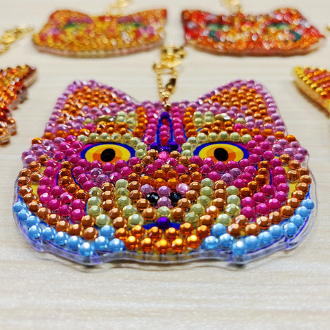 Cat Keychain (5 pack) - Diamond Painting Accessories