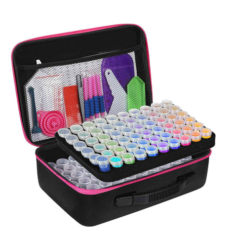 CrystalCarry (120 Bottles) - Two Layered Diamond Painting Storage Bag