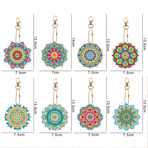 Keychain (8 pack) - Diamond Painting Accessories