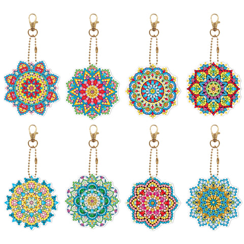 Keychain (8 pack) - Diamond Painting Accessories