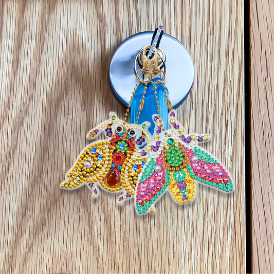 Moth Keychain (6 pack) - Diamond Painting Accessories