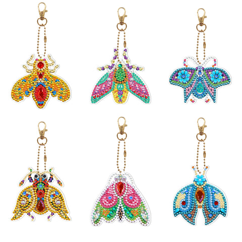 Moth Keychain (6 pack) - Diamond Painting Accessories