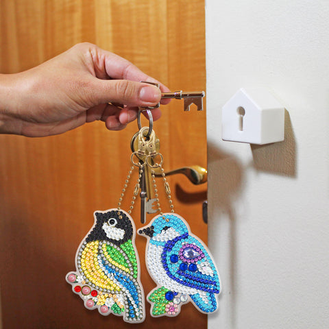 Bird Keychain (6 pack) - Diamond Painting Accessories