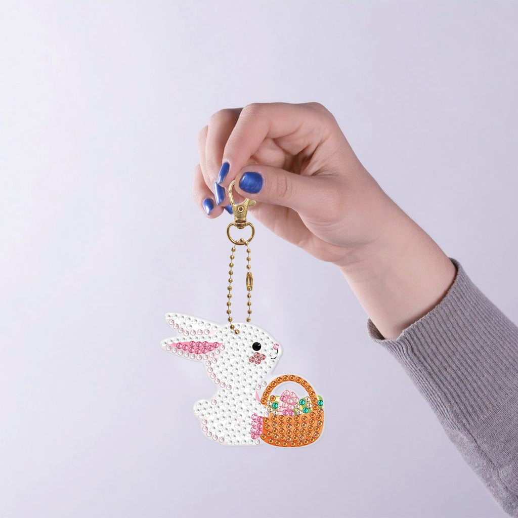 Easter Rabbit Keychain (5 pack) - Diamond Painting Accessories