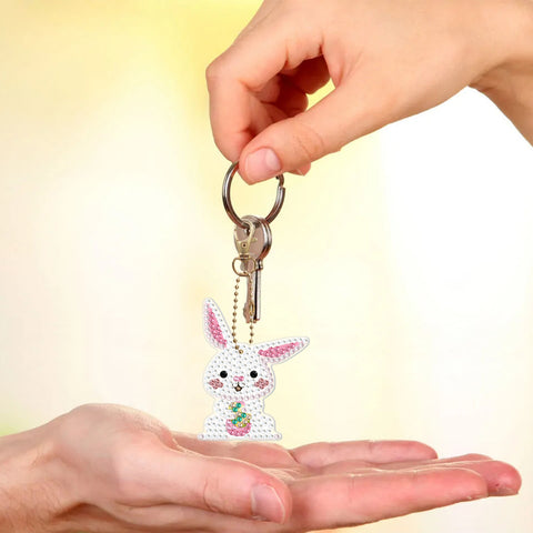 Easter Rabbit Keychain (5 pack) - Diamond Painting Accessories