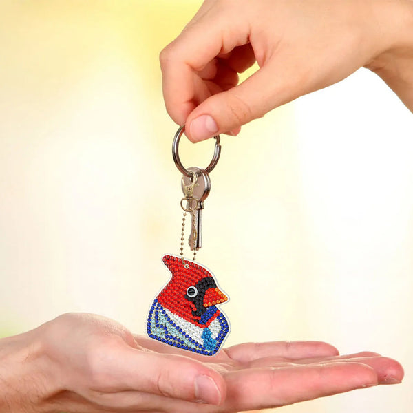 Bird Keychain (6 pack) - Diamond Painting Accessories