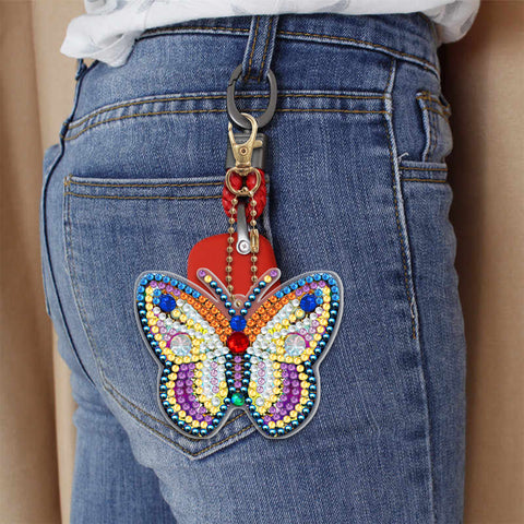 Butterfly Keychain (5 pack) - Diamond Painting Accessories