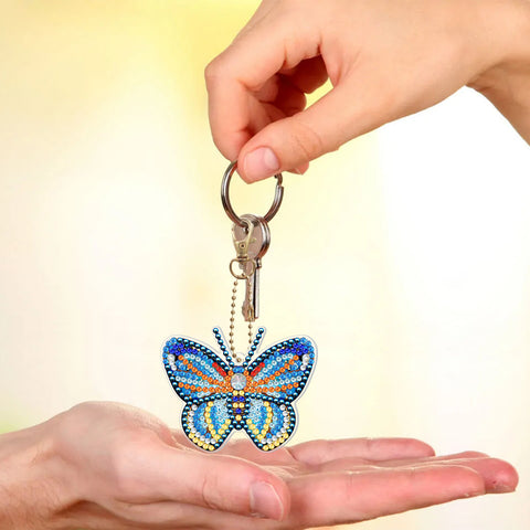 Butterfly Keychain (5 pack) - Diamond Painting Accessories