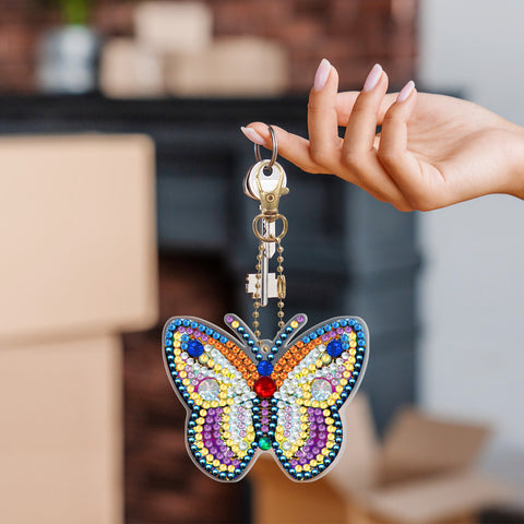 Butterfly Keychain (5 pack) - Diamond Painting Accessories