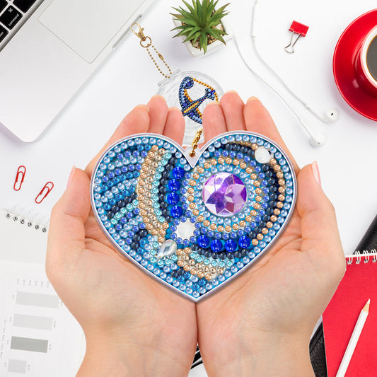 Heart Maze Keychain Ornaments (2 pack) - Diamond Painting Accessories