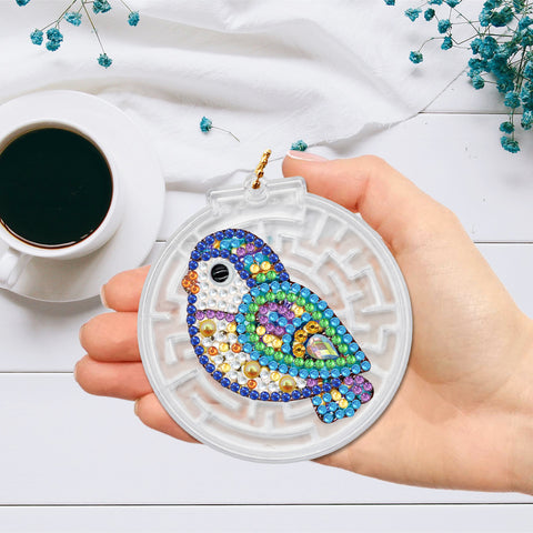 Bird Keychain Ornaments (2 pack) - Diamond Painting Accessories