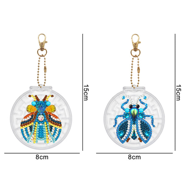 Insect Keychain Ornaments (2 pack) - Diamond Painting Accessories