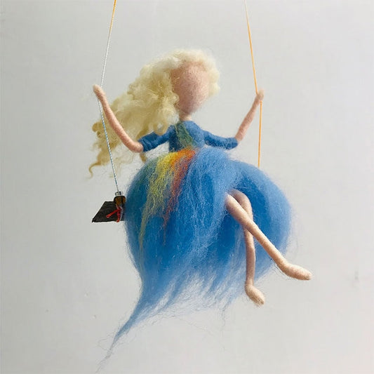 Blue Fairy - DIY Felt Painting Kit