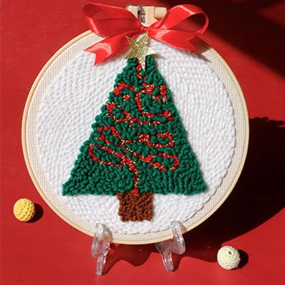 Christmas Tree - Punch Needle Kit