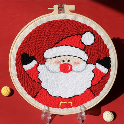 Santa Claus - Punch Needle Kit