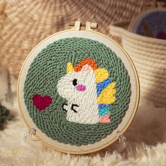 Heart Unicorn - Punch Needle Kit